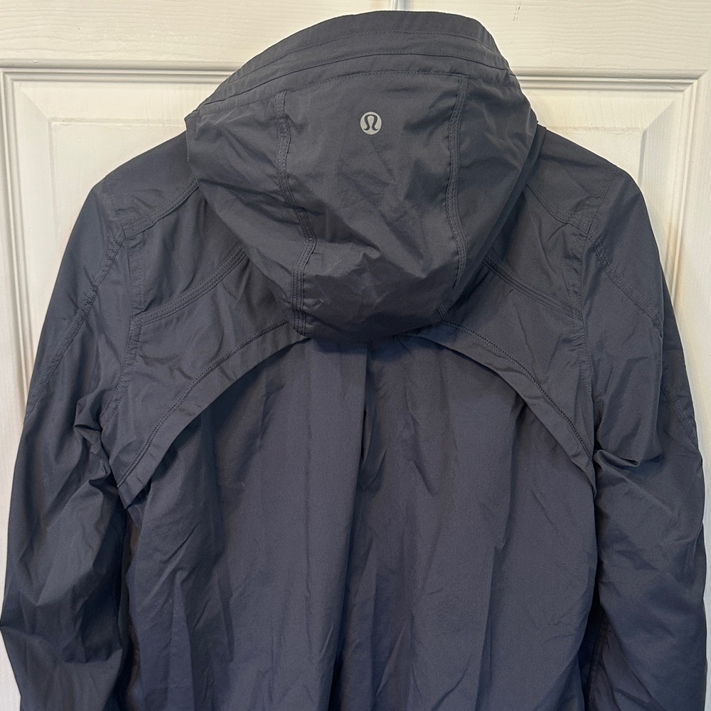 Lululemon Athletica Charcoal Hooded Jacket